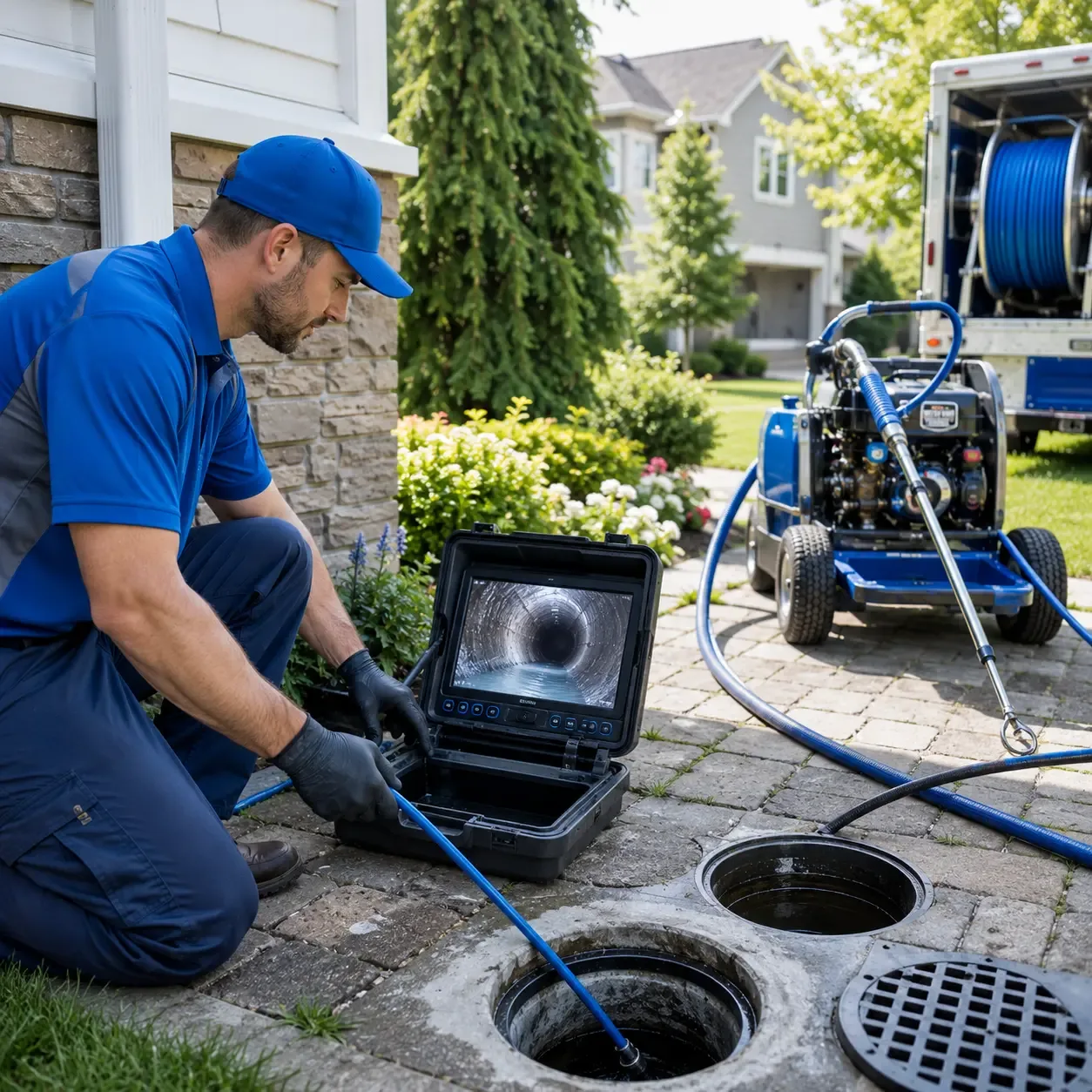 Outdoor drain cleaning professionals serving Art, TX